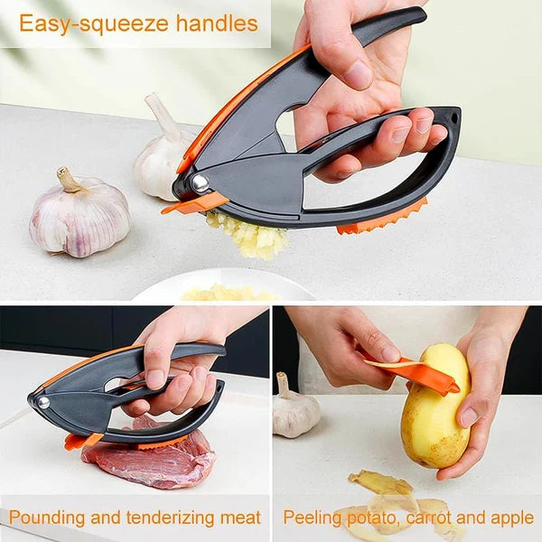 Garlic Press – Multifunctional Easy-Squeeze Tool | ToolMate Pro