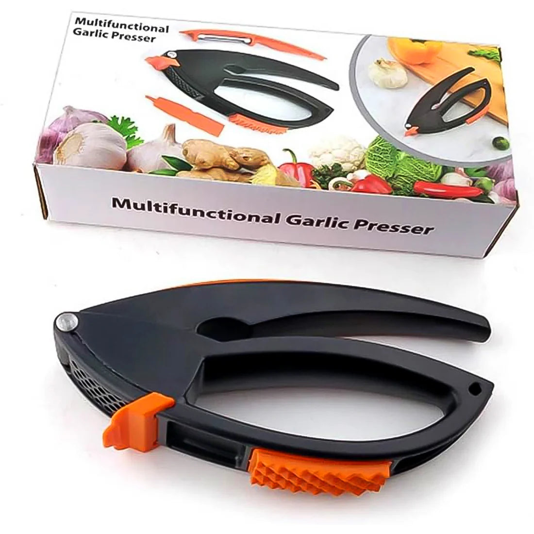 Garlic Press – Multifunctional Easy-Squeeze Tool | ToolMate Pro