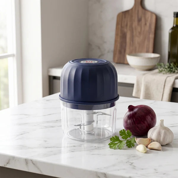 USB Rechargeable Electric Mini Food Chopper Garlic Grinder Vegetable