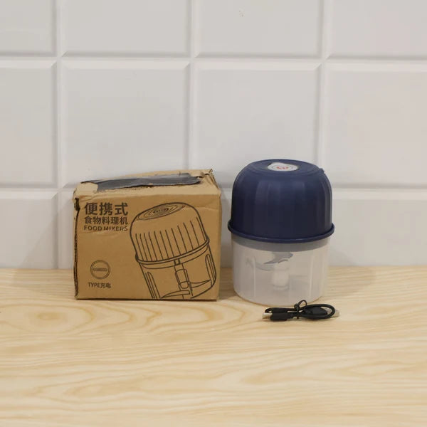 USB Rechargeable Electric Mini Food Chopper Garlic Grinder Vegetable