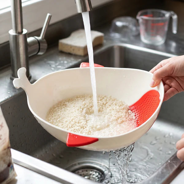 Fish-Shaped Rice Drainer – Multi-Use Kitchen Strainer | Vastate